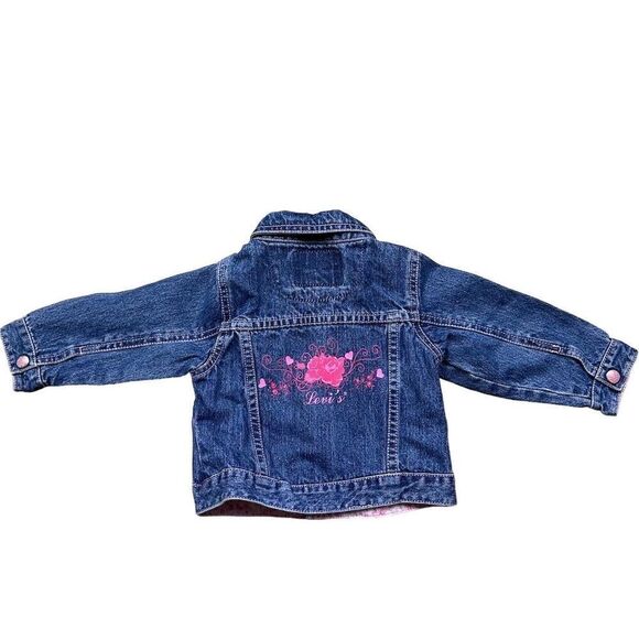 Levi's Baby/Toddler Vintage Denim Jean Jacket Size 18M Girl’s My First Levi’s - Picture 5 of 8